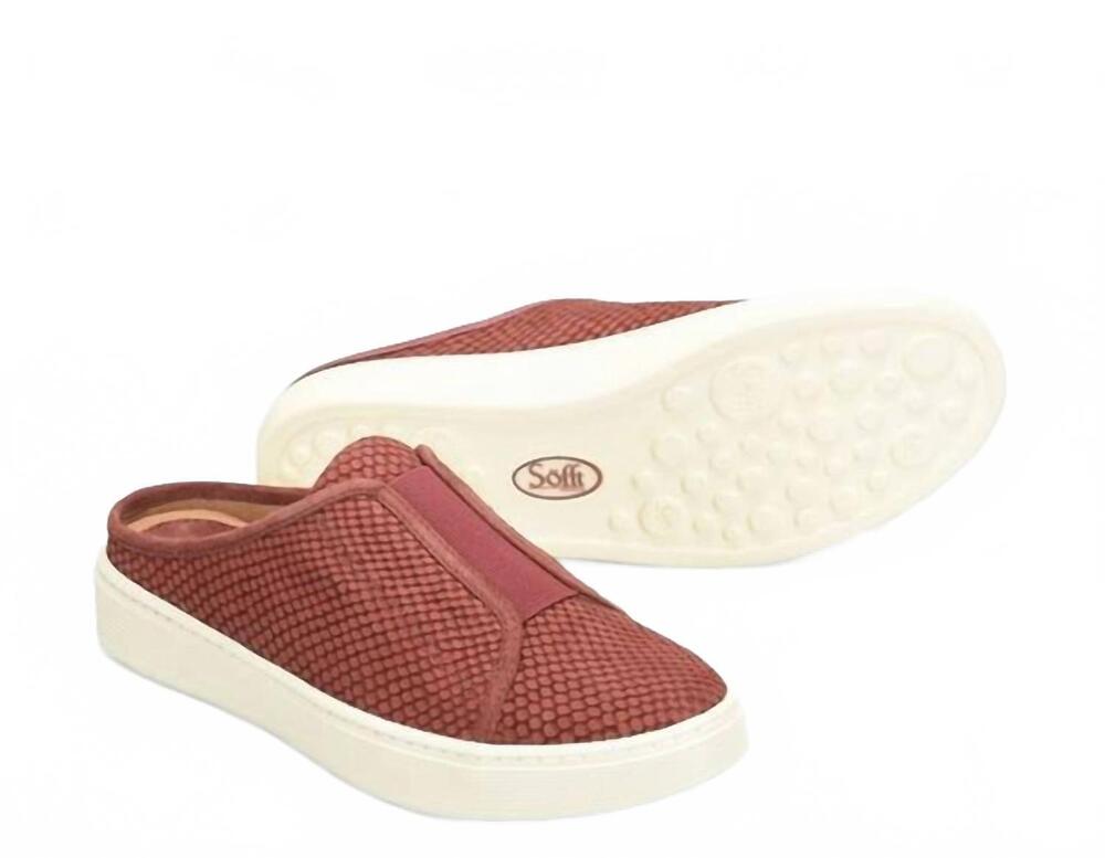 NEW SOFFT women's beekon mule shoe in brick